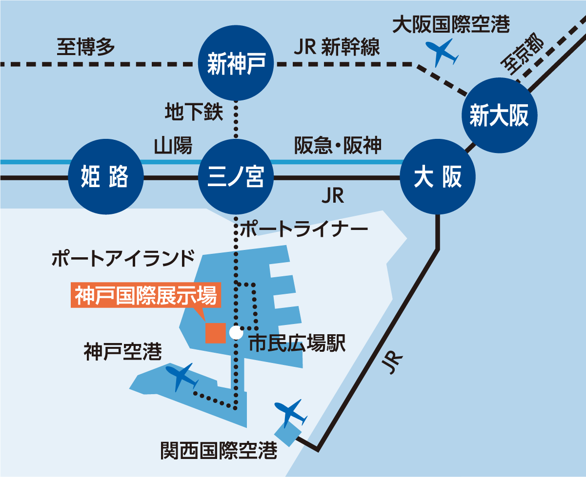 神戸ポートアイランド地図